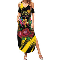 Derby De Mayo 2025 Summer Maxi Dress Pinata Horse Racing Let's Fiesta - Wonder Print Shop
