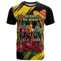 Derby De Mayo 2025 T Shirt Pinata Horse Racing Let's Fiesta - Wonder Print Shop