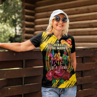 Derby De Mayo 2025 Women Polo Shirt Pinata Horse Racing Let's Fiesta - Wonder Print Shop