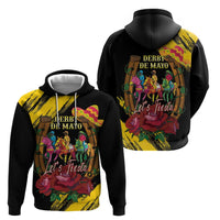 Derby De Mayo 2025 Zip Hoodie Pinata Horse Racing Let's Fiesta - Wonder Print Shop