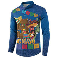 Mexico Cinco De Mayo 2025 Button Sweatshirt Chili Pepper Let's Fiesta