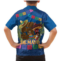 Mexico Cinco De Mayo 2025 Family Matching Mermaid Dress and Hawaiian Shirt Chili Pepper Let's Fiesta