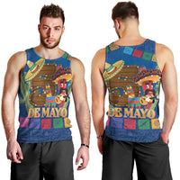 Mexico Cinco De Mayo 2025 Men Tank Top Chili Pepper Let's Fiesta