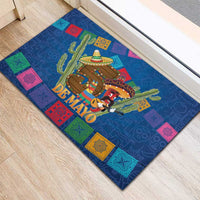 Mexico Cinco De Mayo 2025 Rubber Doormat Chili Pepper Let's Fiesta - Wonder Print Shop