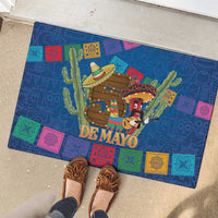 Mexico Cinco De Mayo 2025 Rubber Doormat Chili Pepper Let's Fiesta - Wonder Print Shop