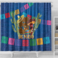 Mexico Cinco De Mayo 2025 Shower Curtain Chili Pepper Let's Fiesta - Wonder Print Shop