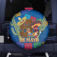 Mexico Cinco De Mayo 2025 Spare Tire Cover Chili Pepper Let's Fiesta - Wonder Print Shop