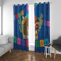 Mexico Cinco De Mayo 2025 Window Curtain Chili Pepper Let's Fiesta - Wonder Print Shop