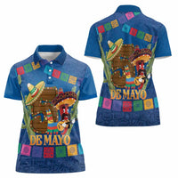 Mexico Cinco De Mayo 2025 Women Polo Shirt Chili Pepper Let's Fiesta - Wonder Print Shop