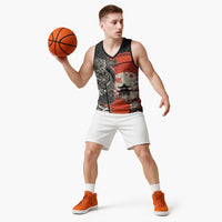Japanese Dragon Katana Enso Basketball Jersey Japan Pagoda Seamless Cloud - Wonder Print Shop