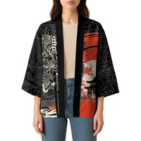 Japanese Dragon Katana Enso Kimono Japan Pagoda Seamless Cloud - Wonder Print Shop