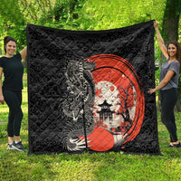 Japanese Dragon Katana Enso Quilt Japan Pagoda Seamless Cloud - Wonder Print Shop
