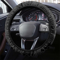 Japanese Dragon Katana Enso Steering Wheel Cover Japan Pagoda Seamless Cloud - Wonder Print Shop