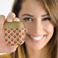 Japanese Daruma Doll AirPods Case Palaka With Seamless Bamboo Pattern - Wonder Print Shop