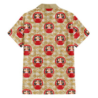 Japanese Daruma Doll Hawaiian Shirt Palaka With Seamless Bamboo Pattern - Wonder Print Shop