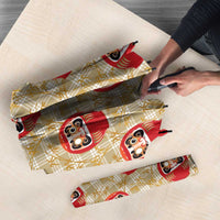 Japanese Daruma Doll Umbrella Palaka With Seamless Bamboo Pattern - Wonder Print Shop
