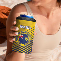 Custom Turks and Caicos Islands Football 4 in 1 Can Cooler Tumbler 2025 Go Champions