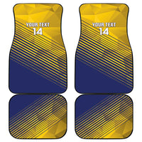 Custom Turks and Caicos Islands Football Car Mats 2025 Go Champions