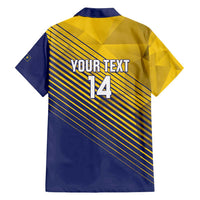 Custom Turks and Caicos Islands Football Family Matching Off Shoulder Short Dress and Hawaiian Shirt 2025 Go Champions