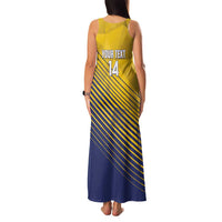 Custom Turks and Caicos Islands Football Family Matching Tank Maxi Dress and Hawaiian Shirt 2025 Go Champions