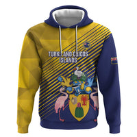 Custom Turks and Caicos Islands Football Hoodie 2025 Go Champions