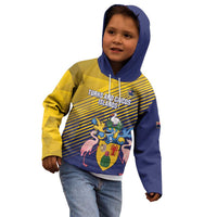 Custom Turks and Caicos Islands Football Kid Hoodie 2025 Go Champions