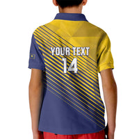 Custom Turks and Caicos Islands Football Kid Polo Shirt 2025 Go Champions