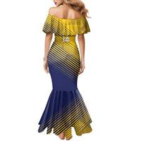 Custom Turks and Caicos Islands Football Mermaid Dress 2025 Go Champions