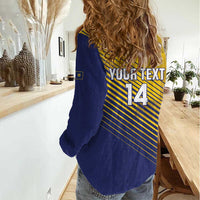 Custom Turks and Caicos Islands Football Women Casual Shirt 2025 Go Champions