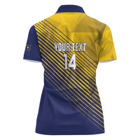 Custom Turks and Caicos Islands Football Women Polo Shirt 2025 Go Champions