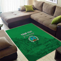 Custom Montserrat Football Area Rug 2025 Go Emerald Boys