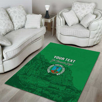 Custom Montserrat Football Area Rug 2025 Go Emerald Boys