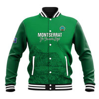 Custom Montserrat Football Baseball Jacket 2025 Go Emerald Boys