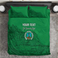 Custom Montserrat Football Bedding Set 2025 Go Emerald Boys