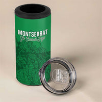 Custom Montserrat Football 4 in 1 Can Cooler Tumbler 2025 Go Emerald Boys