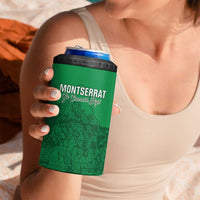 Custom Montserrat Football 4 in 1 Can Cooler Tumbler 2025 Go Emerald Boys