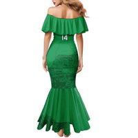 Custom Montserrat Football Family Matching Mermaid Dress and Hawaiian Shirt 2025 Go Emerald Boys