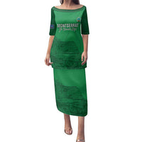 Custom Montserrat Football Family Matching Puletasi and Hawaiian Shirt 2025 Go Emerald Boys