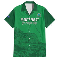 Custom Montserrat Football Family Matching Short Sleeve Bodycon Dress and Hawaiian Shirt 2025 Go Emerald Boys