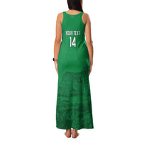 Custom Montserrat Football Family Matching Tank Maxi Dress and Hawaiian Shirt 2025 Go Emerald Boys