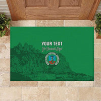 Custom Montserrat Football Rubber Doormat 2025 Go Emerald Boys