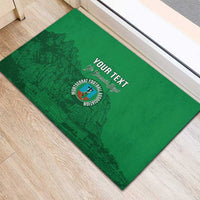 Custom Montserrat Football Rubber Doormat 2025 Go Emerald Boys