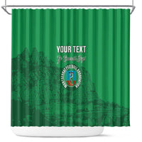 Custom Montserrat Football Shower Curtain 2025 Go Emerald Boys