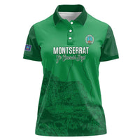 Custom Montserrat Football Women Polo Shirt 2025 Go Emerald Boys