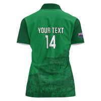 Custom Montserrat Football Women Polo Shirt 2025 Go Emerald Boys