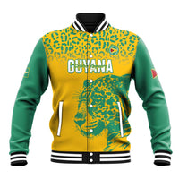 Custom Guyana Football Baseball Jacket 2025 Go Golden Jaguars