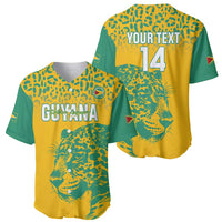 Custom Guyana Football Baseball Jersey 2025 Go Golden Jaguars