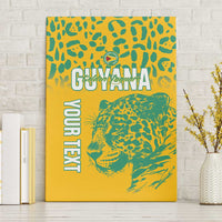 Custom Guyana Football Canvas Wall Art 2025 Go Golden Jaguars
