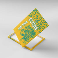 Custom Guyana Football Canvas Wall Art 2025 Go Golden Jaguars