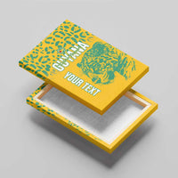 Custom Guyana Football Canvas Wall Art 2025 Go Golden Jaguars